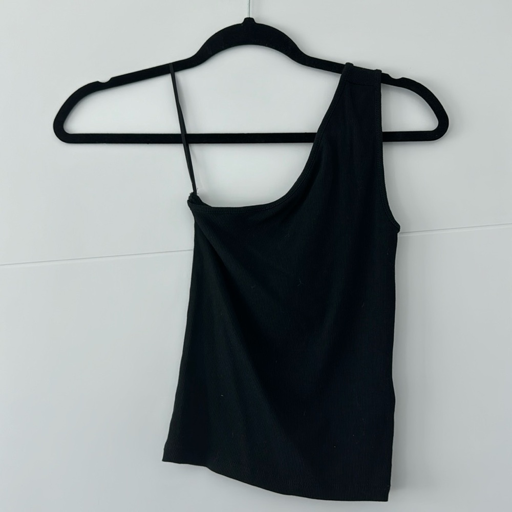 Madewell One-shoulder Ribbed Tank